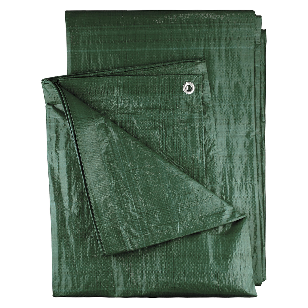 Green M-Grade Tarpaulin 2m x 2m