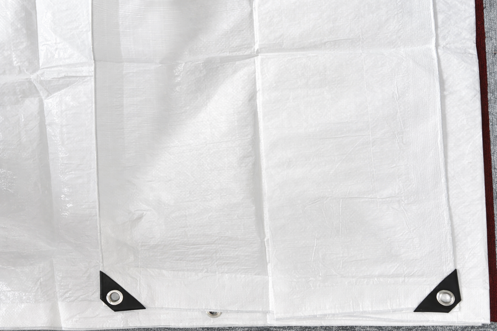 White M-Grade Tarpaulin 4m x 4m