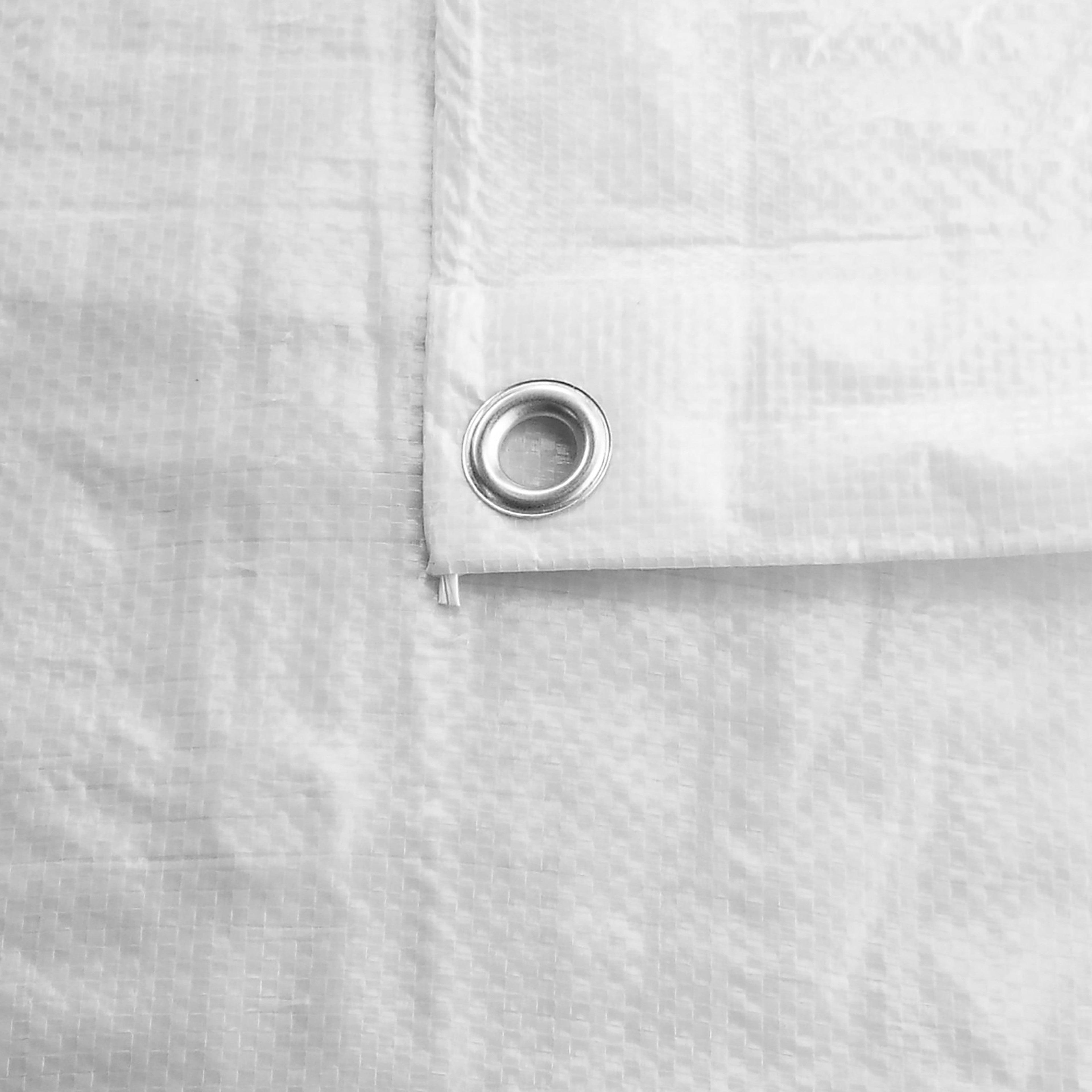 White M-Grade Tarpaulin 5m x 6m