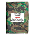 Camouflage M-Grade Tarpaulin 2m x 4m