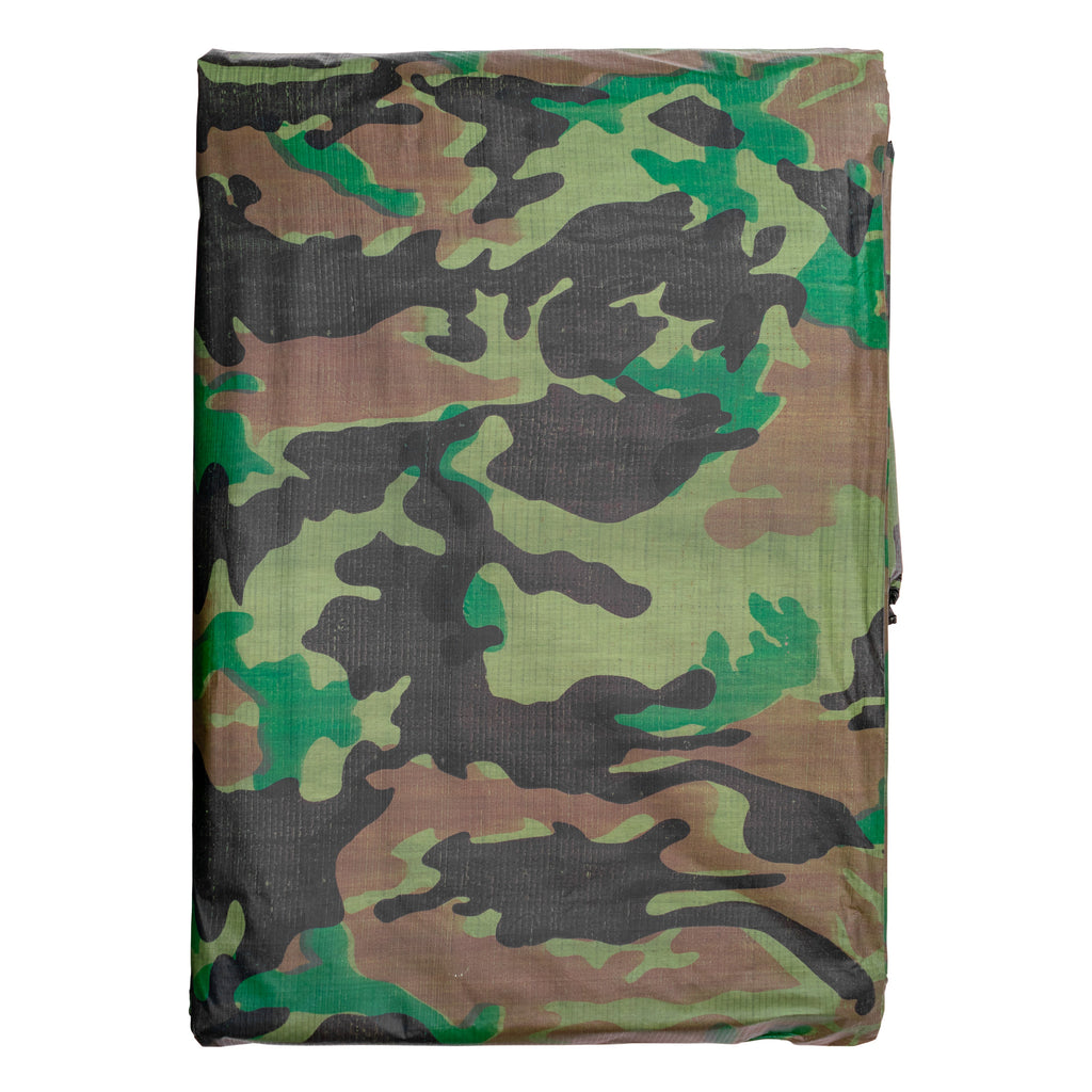 Camouflage M-Grade Tarpaulin 4m x 5m