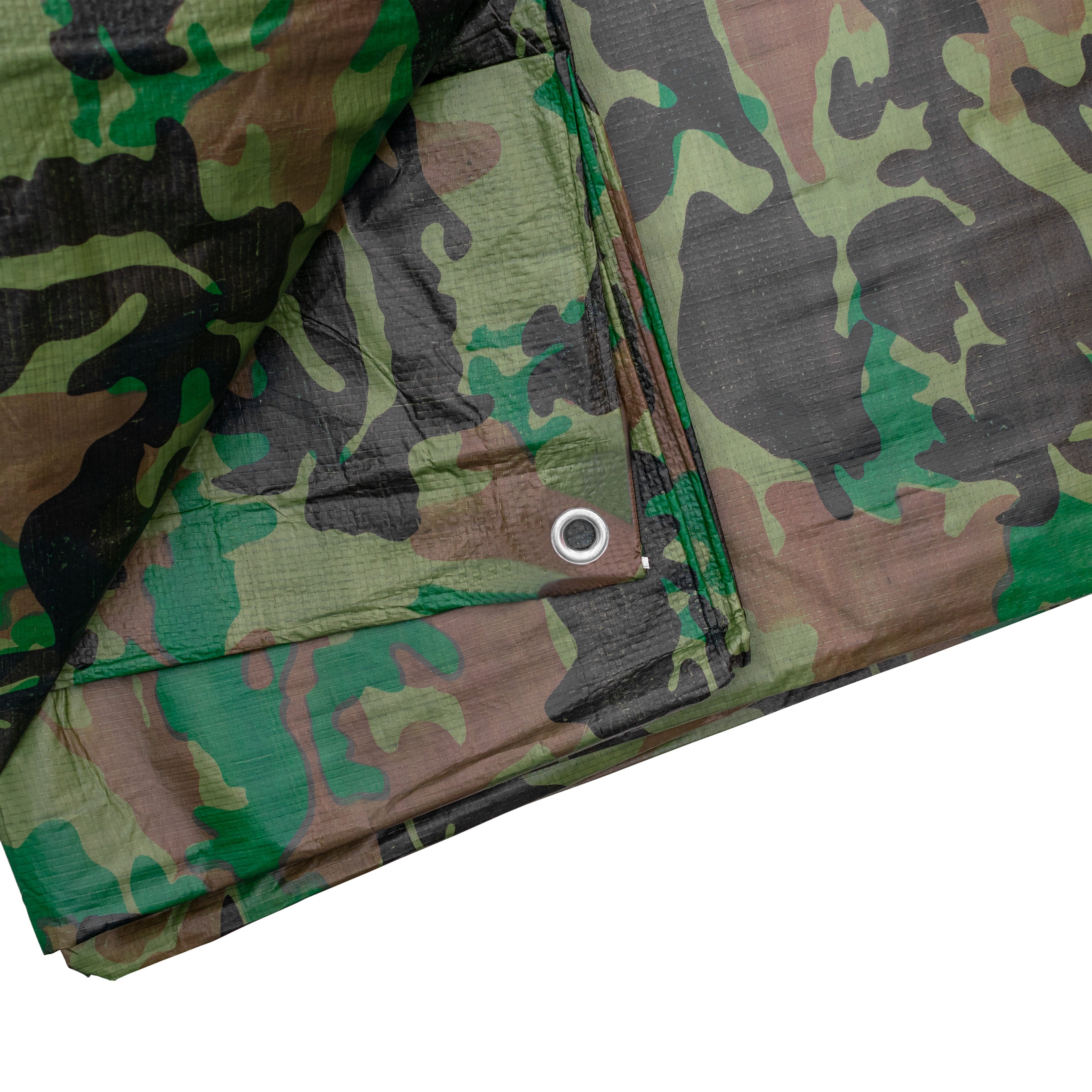 Camouflage M-Grade Tarpaulin 2m x 4m