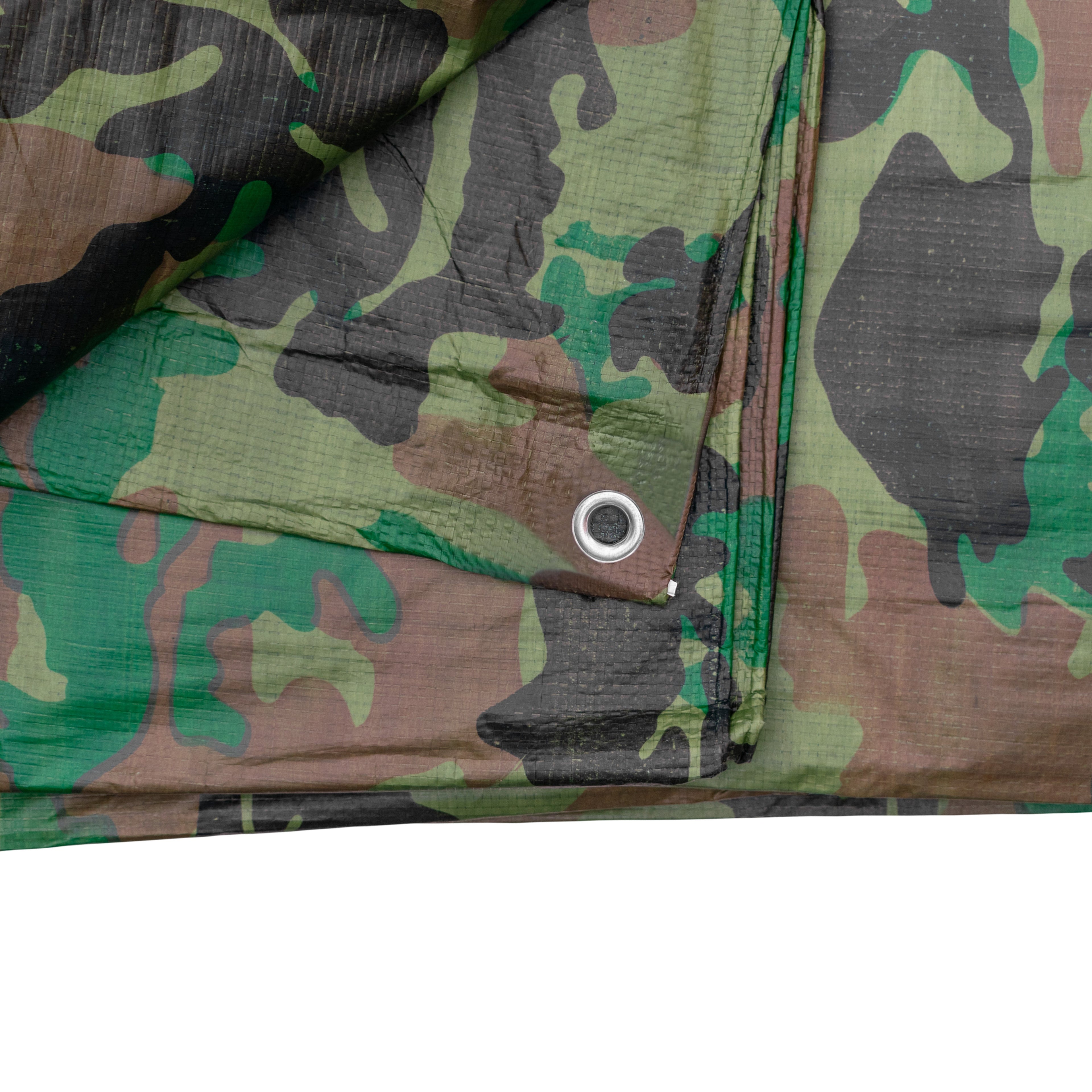 Camouflage M-Grade Tarpaulin 4m x 5m