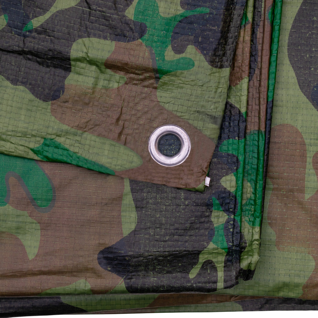 Camouflage M-Grade Tarpaulin 3m x 3m