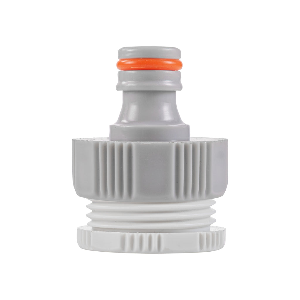 Female Tap Connector 1" or 3/4" BSP Female, Gray/White