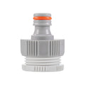 Female Tap Connector 1" or 3/4" BSP Female, Gray/White