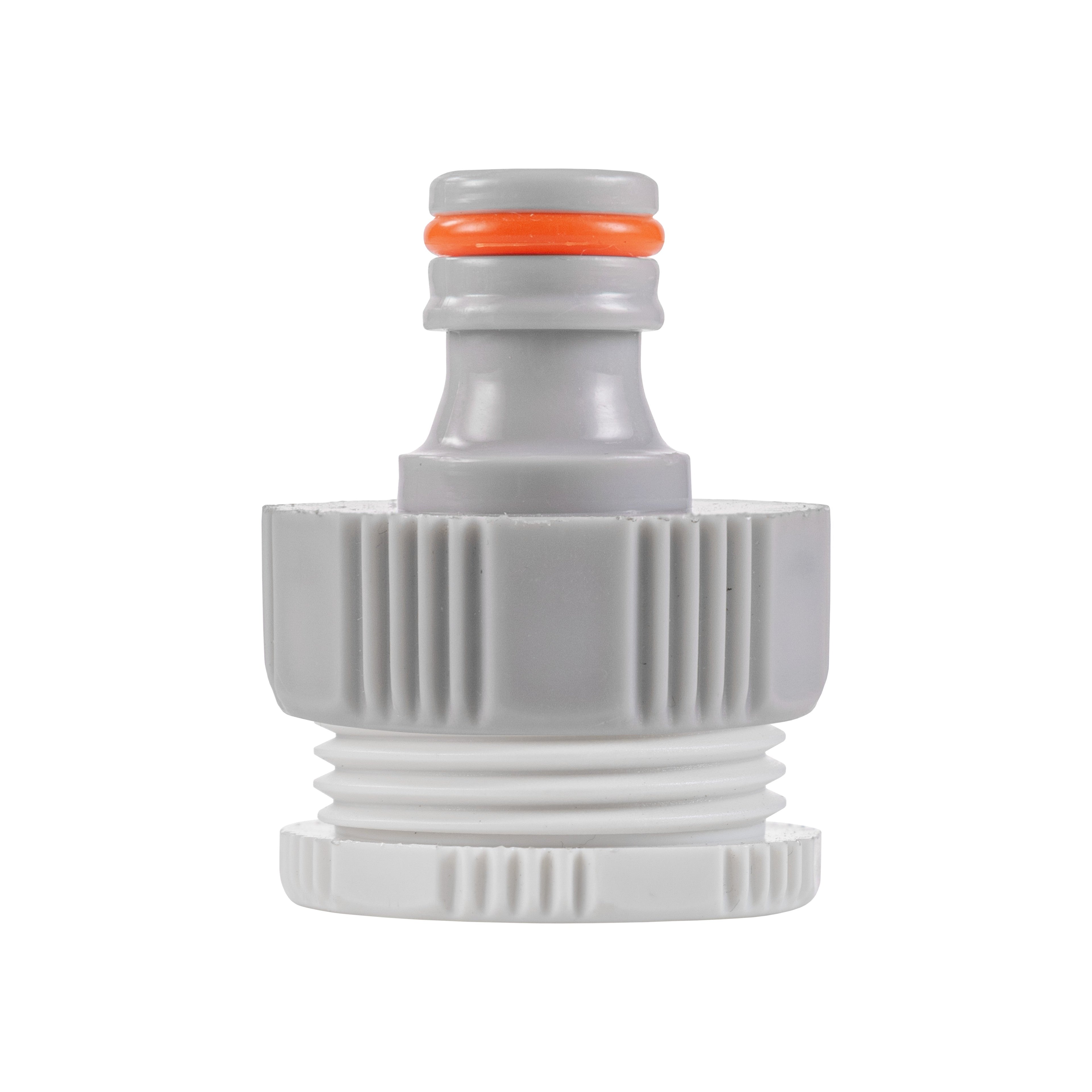 Female Tap Connector 1" or 3/4" BSP Female, Gray/White