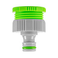 Female Tap Connector 3/4" or 1/2" BSP Female, Green/Gray