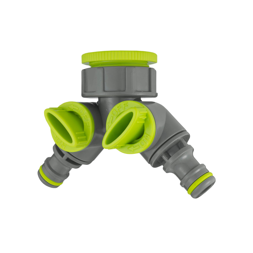 Wall Flange Kit 20mm MDPE - Lever Tap & Two Way Splitter & Connectors