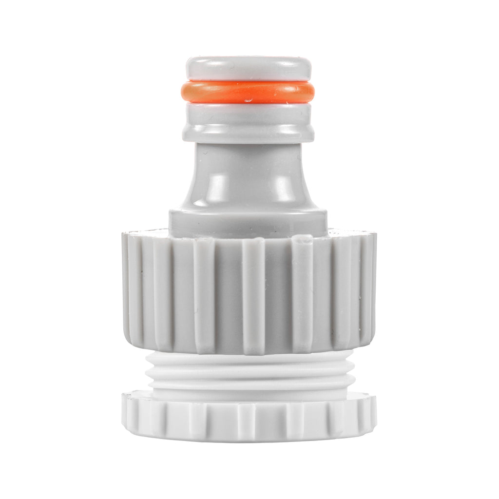 Female Tap Connector 3/4" or 1/2" BSP Female, Gray/White