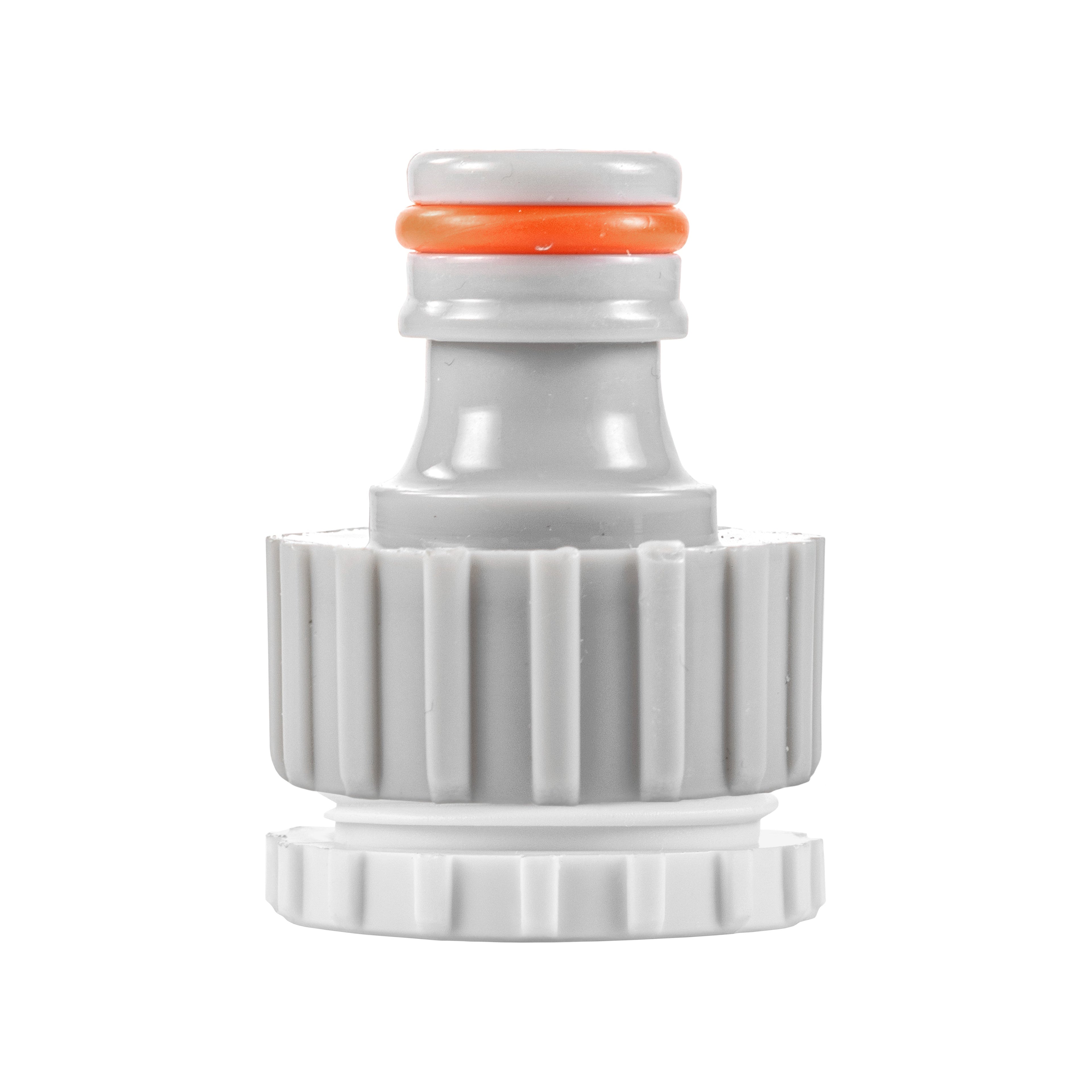 Female Tap Connector 3/4" or 1/2" BSP Female, Gray/White
