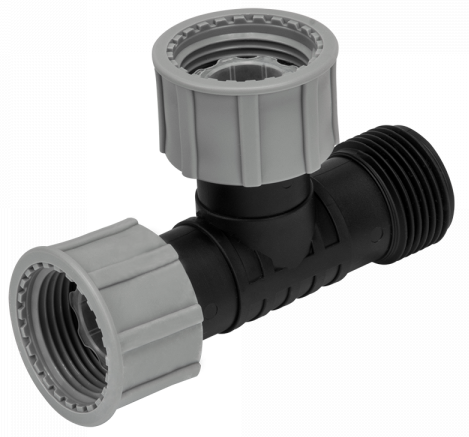 Swivel Tee 1" BSP Male Female Female