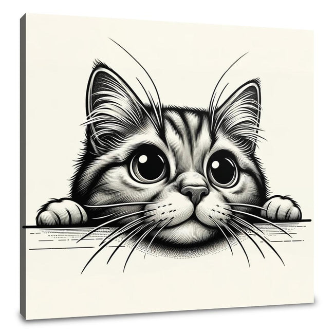Curious Cat Canvas