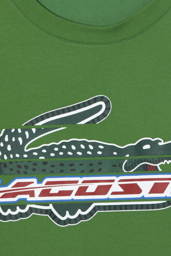 Tričko Lacoste Sport Regular Fit zelené