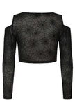 Banned Apparel Seraphina Mesh Top Black