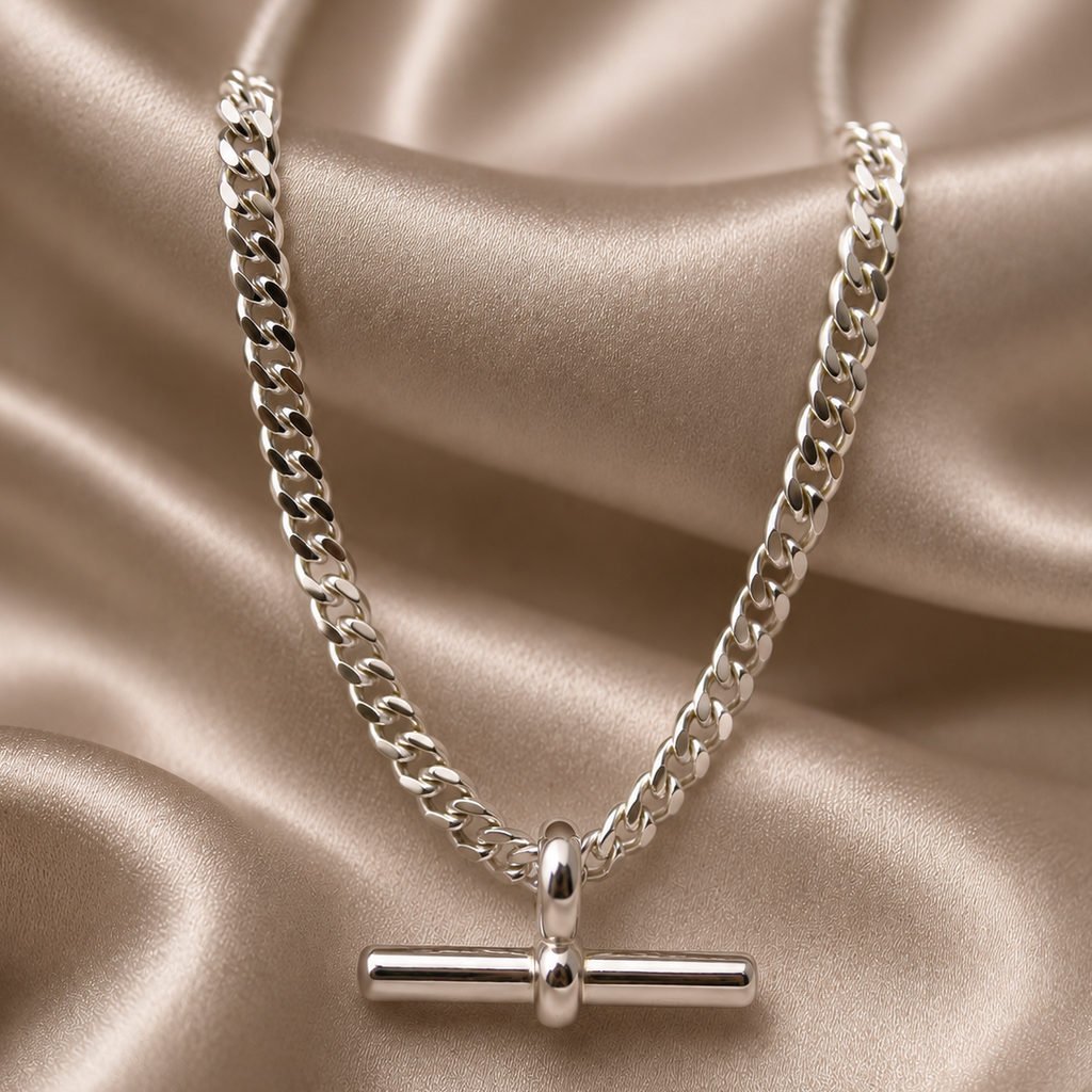 The T-Bar Curb Necklace