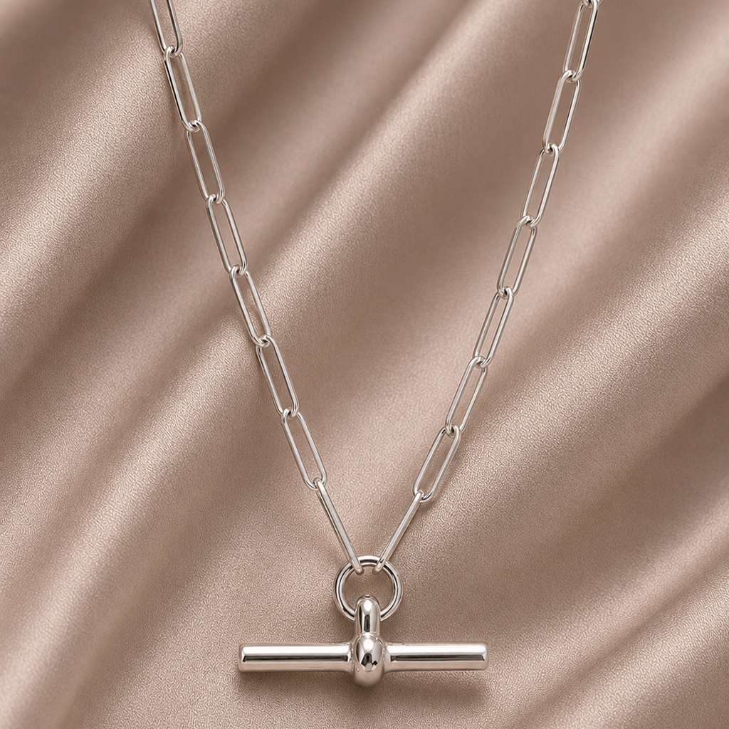 The T-Bar Trace Chain Necklace