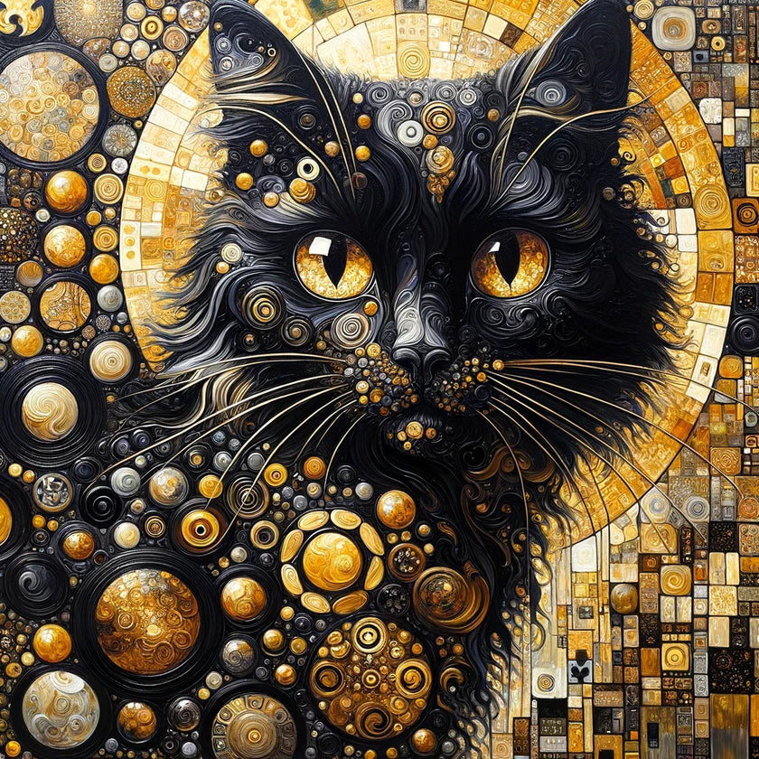 The Golden Cat Eyes Canvas