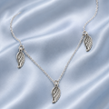 3 Angel Wing Charm Necklace