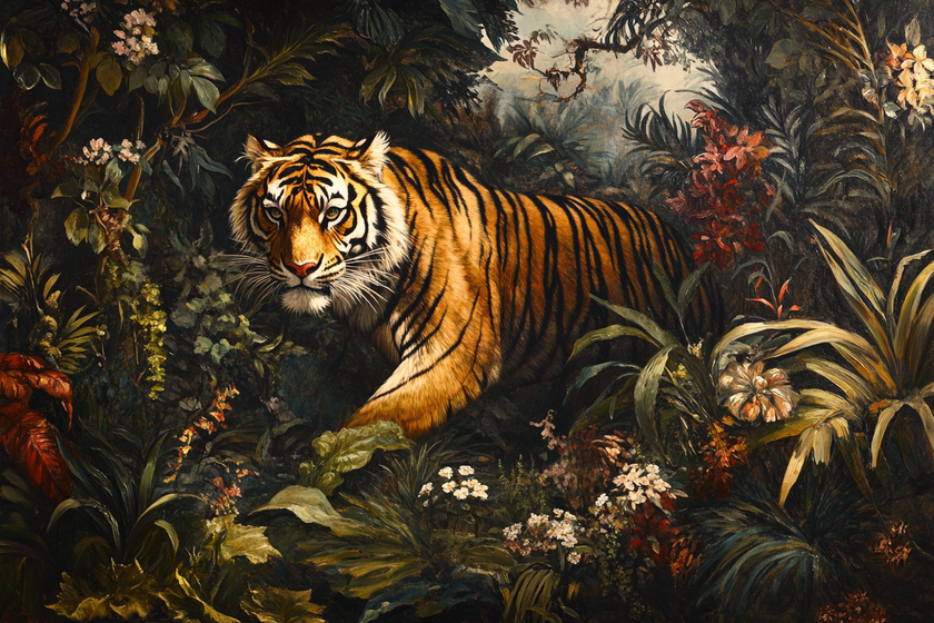 Tiger's Lethal Gaze Blanket