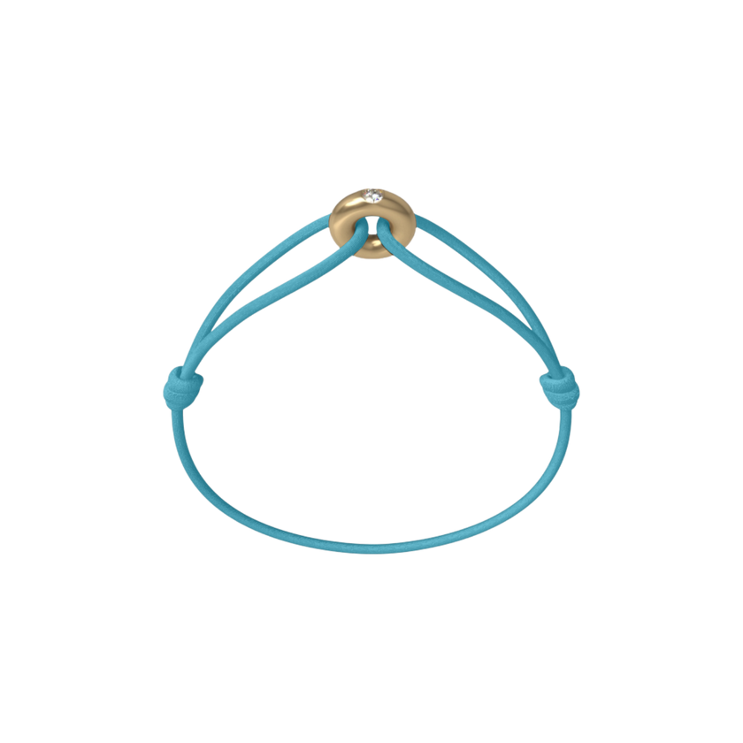 Mini Golden Soho Diamond Cord Bracelet