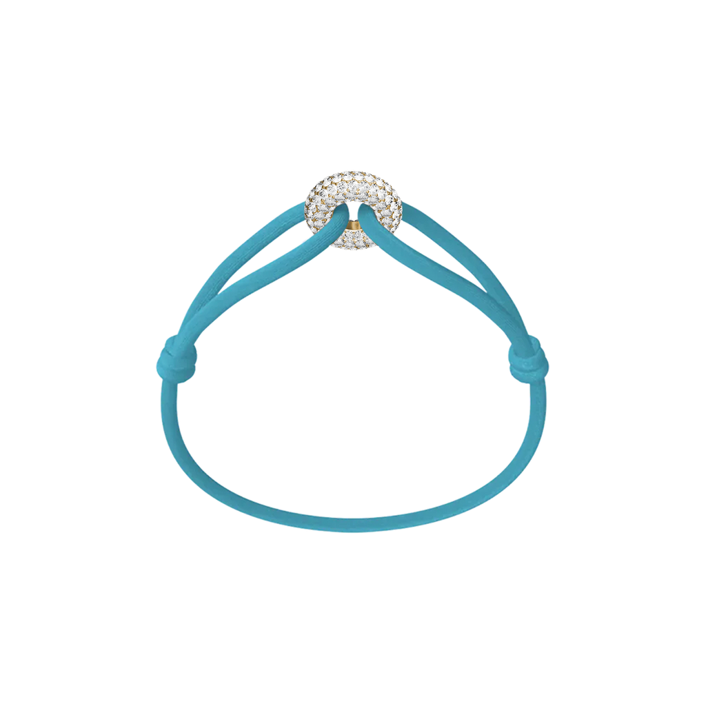 Golden Soho Pavé Cord Bracelet