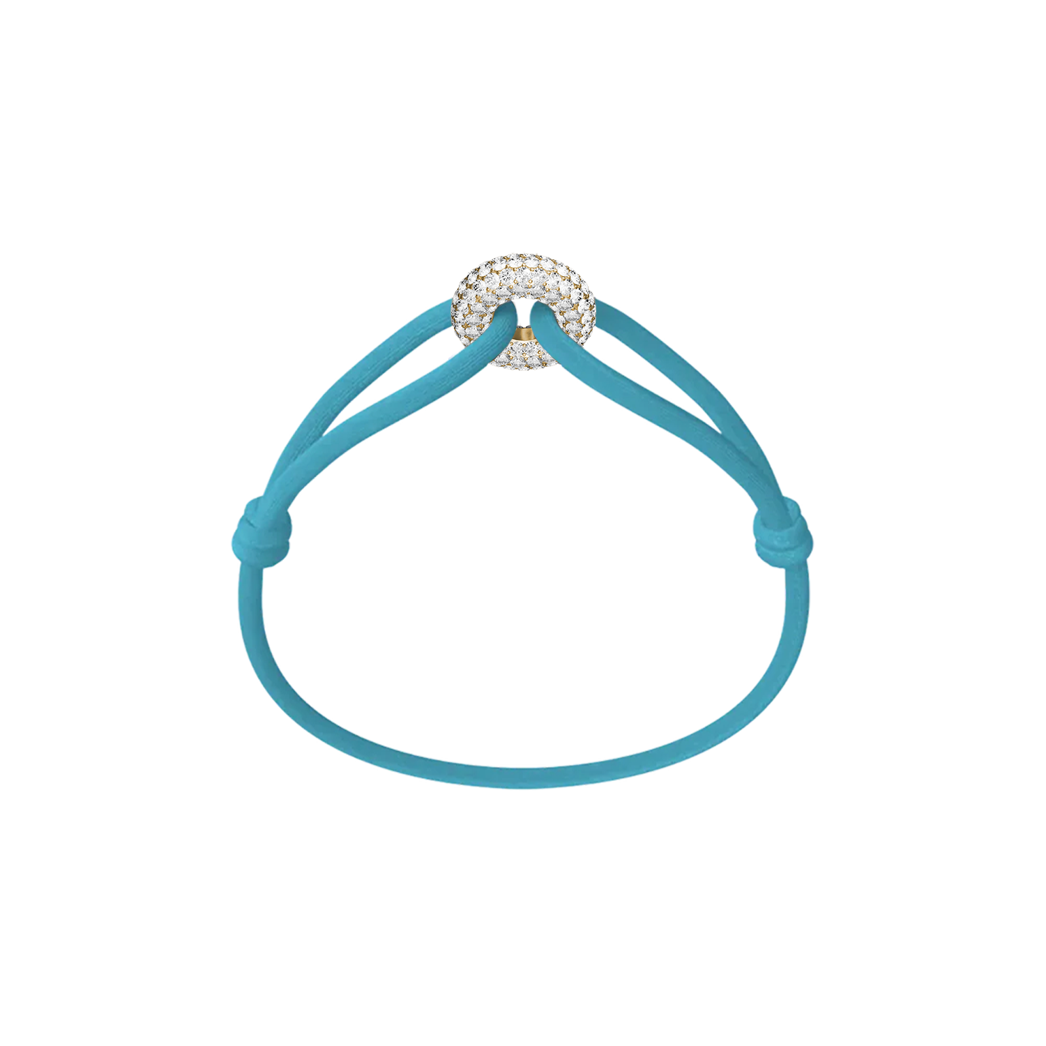 Golden Soho Pavé Cord Bracelet