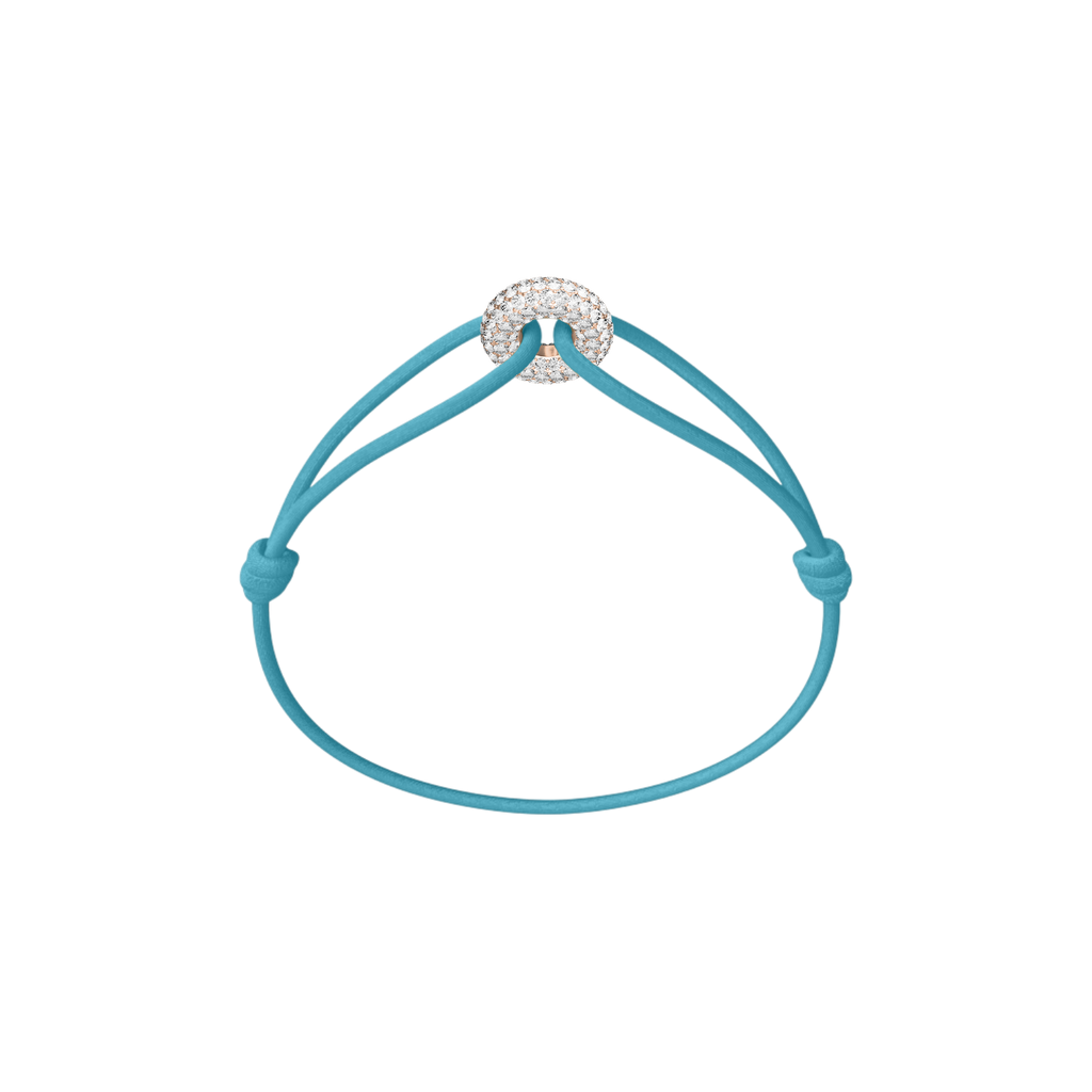 Mini Rose Soho Pavé Cord Bracelet