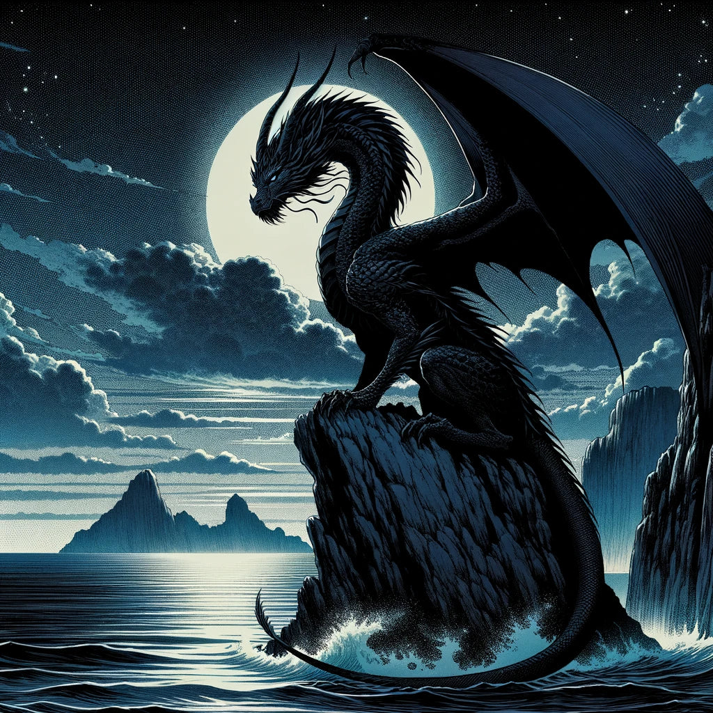 Twilight Dragon Cotton Cushion