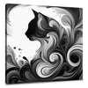 Whispering Cat Shadows Canvas