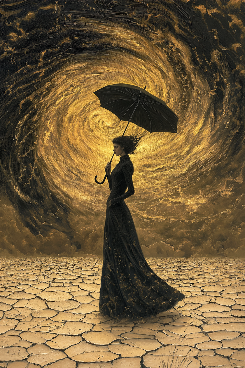 Umbrella's Reverie Canvas