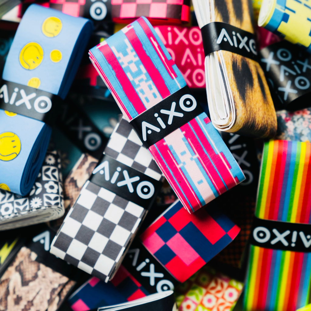 Aixo Rainbow Fade Tacky Overgrip