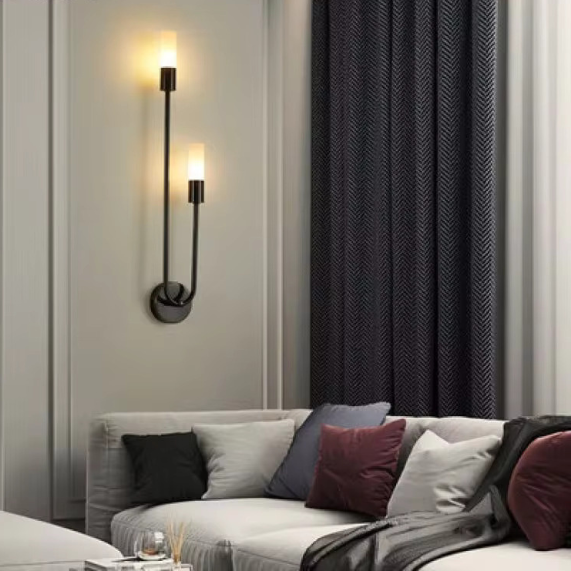 Spire Sleek LED-Wandleuchte 12W Warmweiß Modernes Metall G9 Leuchtmittel