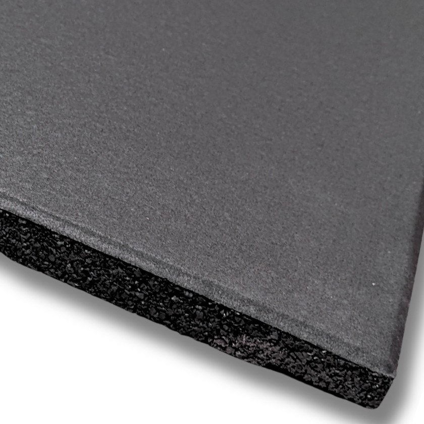 20mm Onyx EPDM Rubber Gym Tiles