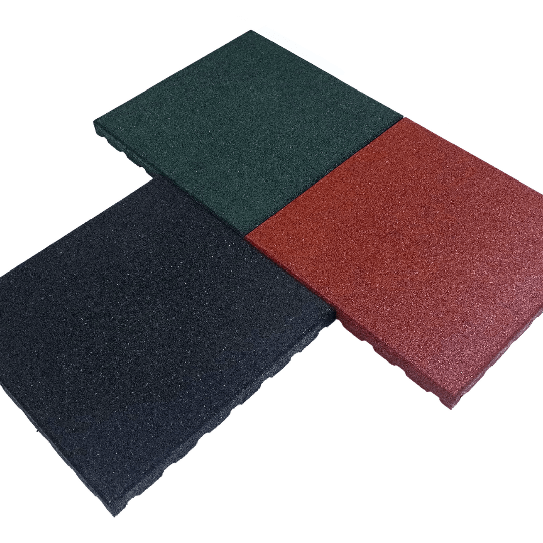 Losas de caucho para pavimentación exterior