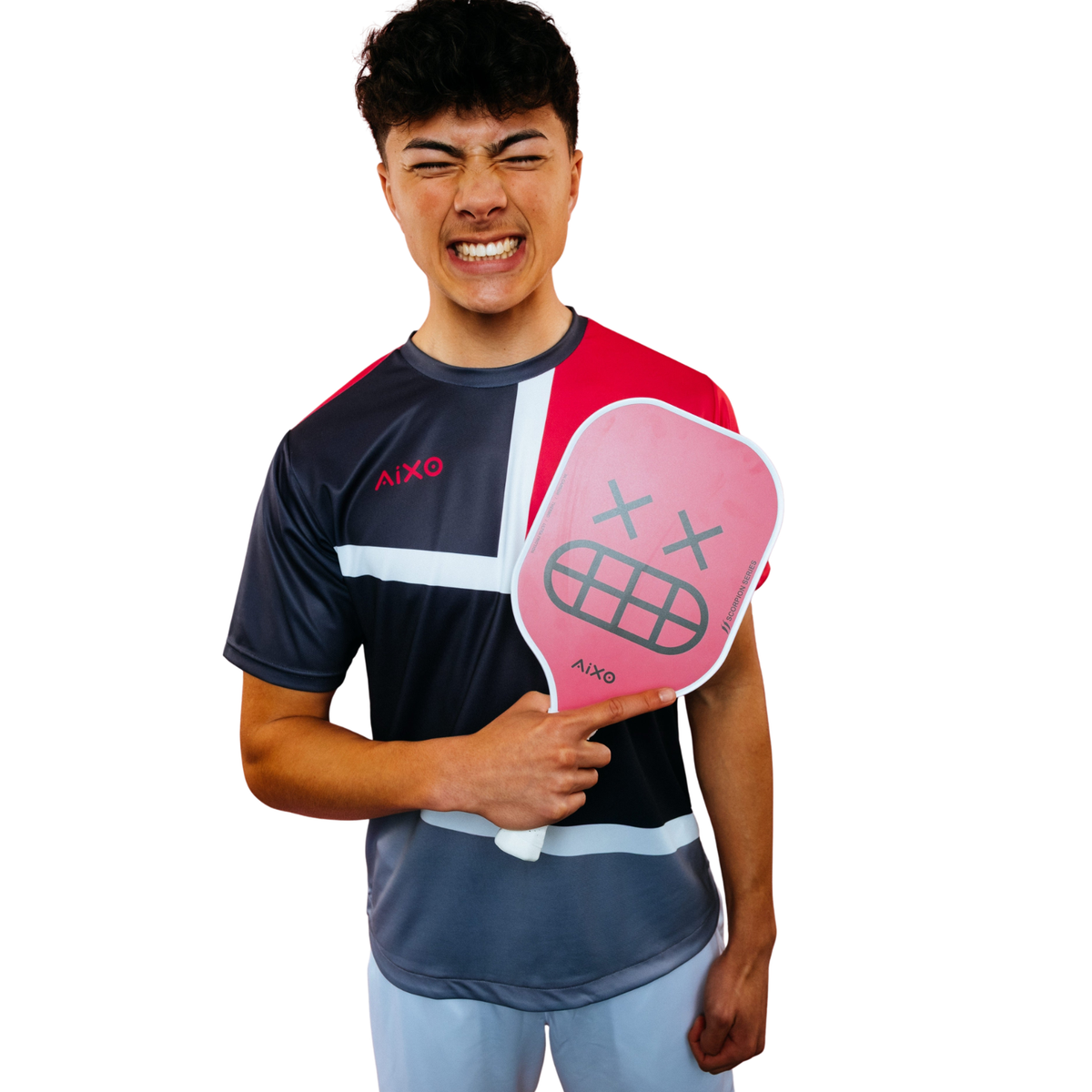Aixo P11A Scorpion Series Mood 3K Raw Carbon Pickleball Schläger