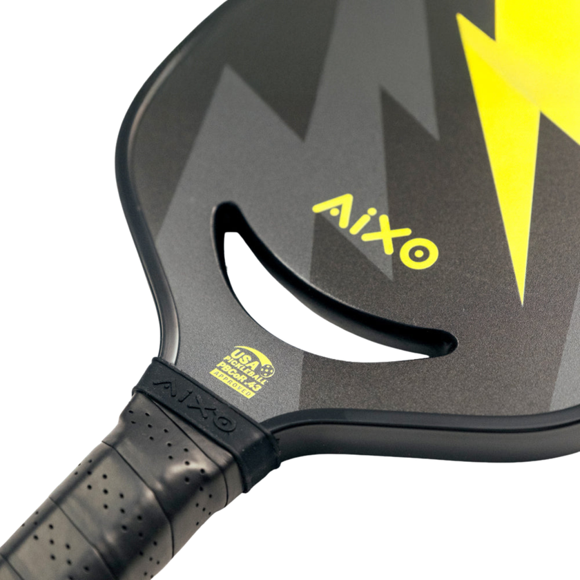 Aixo P14C Reaper Series Insane Bolt 18k Rohcarbon Pickleball-Schläger