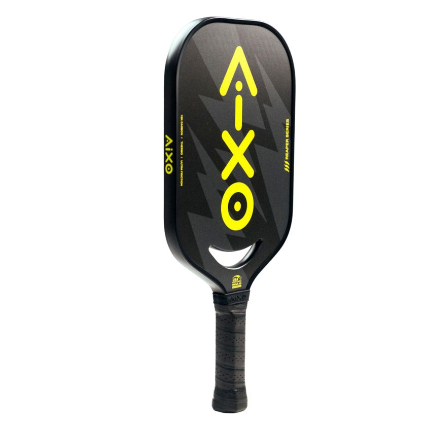 Aixo P14C Reaper Series Insane Bolt 18k Rohcarbon Pickleball-Schläger