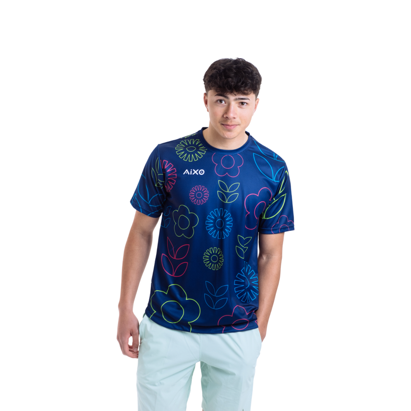 Camiseta Aixo Spring para hombre, azul marino
