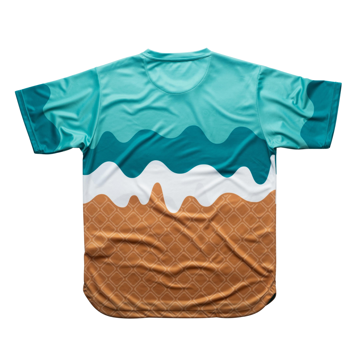 Aixo Sundae Herren T-Shirt Vanille Himbeer Schokolade