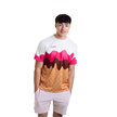 Aixo Sundae Herren T-Shirt Vanille Himbeer Schokolade