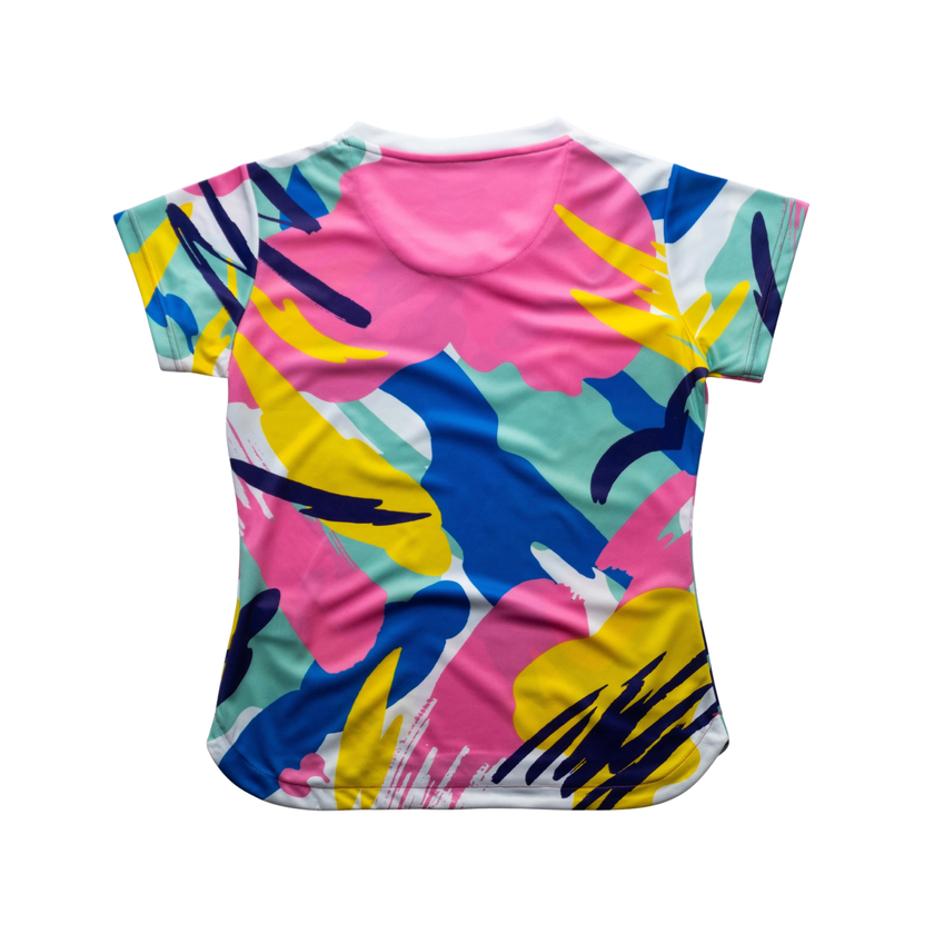 Camiseta Aixo Abstract Mujer (Multicolor)