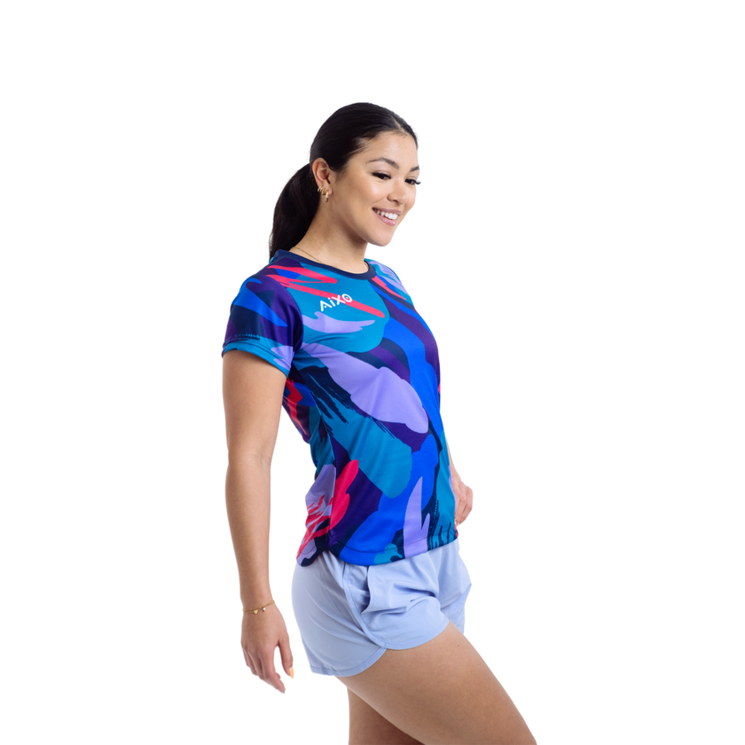 Camiseta Aixo Abstract Mujer (Multicolor)
