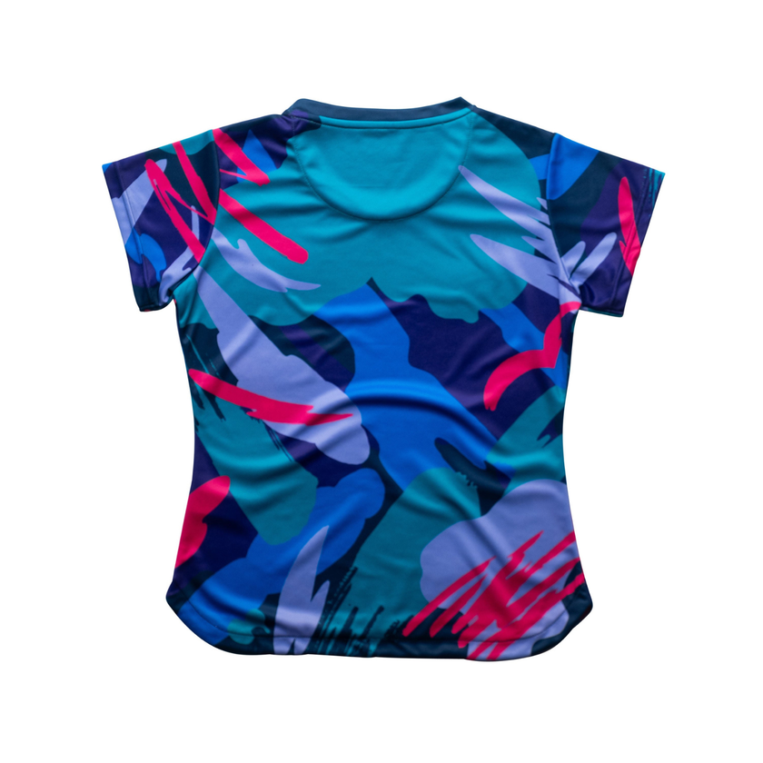 Camiseta Aixo Abstract Mujer (Multicolor)