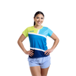 Aixo Court Damen T-Shirt Petrol