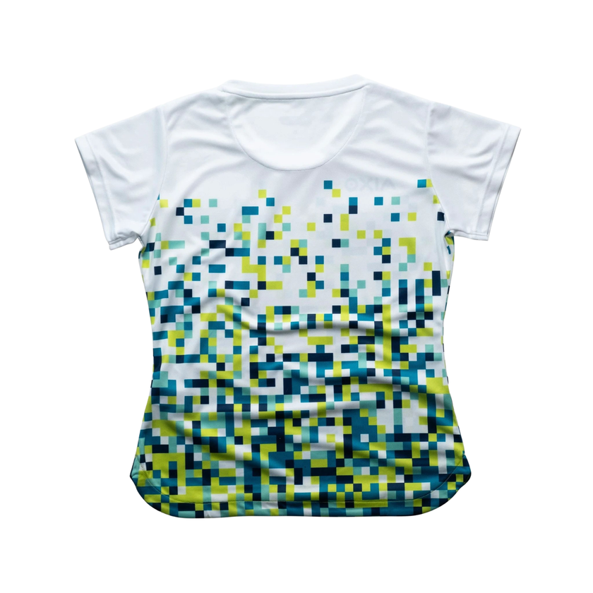 Aixo Pixel T-Shirt Damen (Weiß)