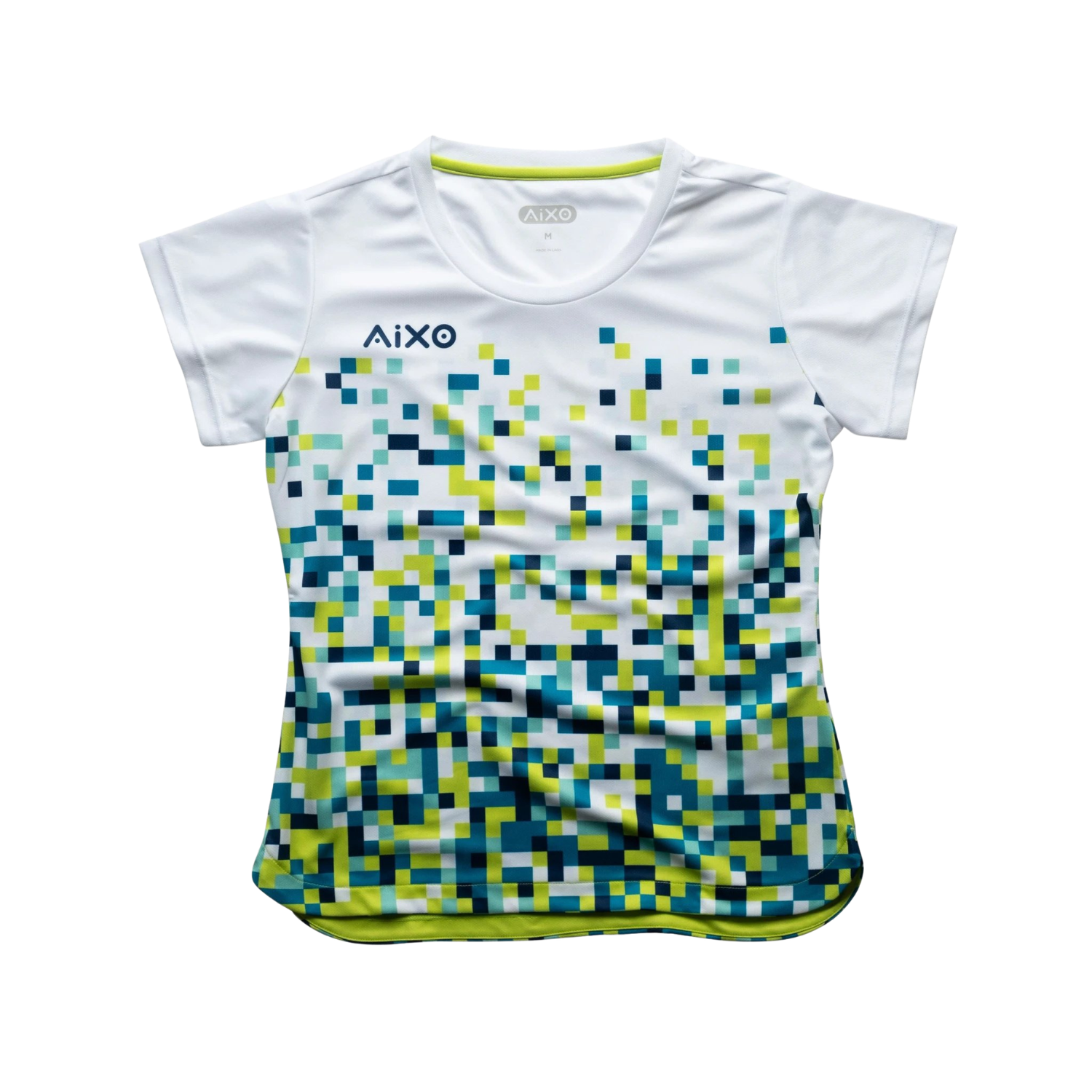 Aixo Pixel T-Shirt Damen (Weiß)