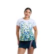 Aixo Pixel T-Shirt Damen (Weiß)