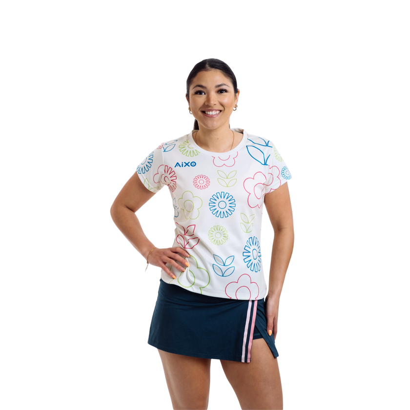 Aixo Spring Womens T Shirt Ivory