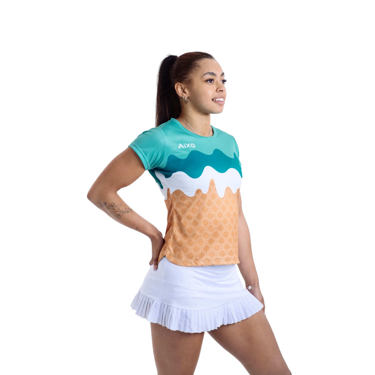 Aixo Sundae Damen T-Shirt Mint Delight